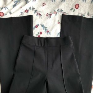 spanx the perfect black pants hi-rise flare